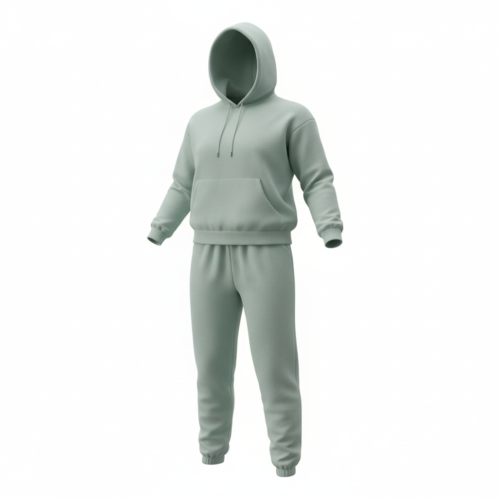 Sage Comfort Luxe Hoodie Set