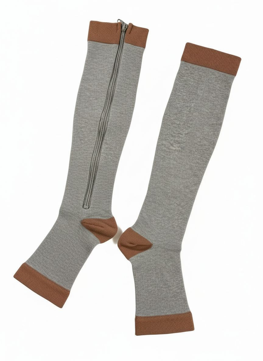 Toe-Free Compression Socks