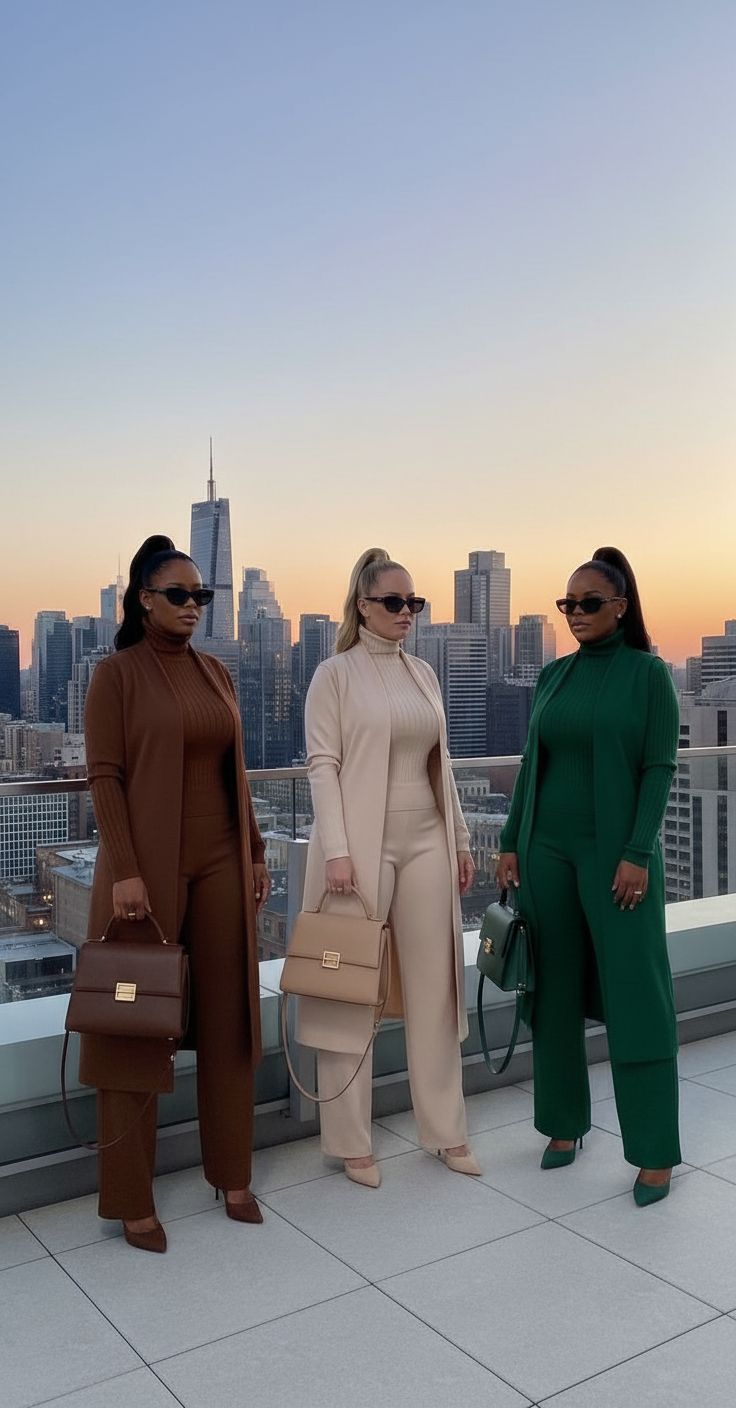 Bordeaux Elegant Trio set